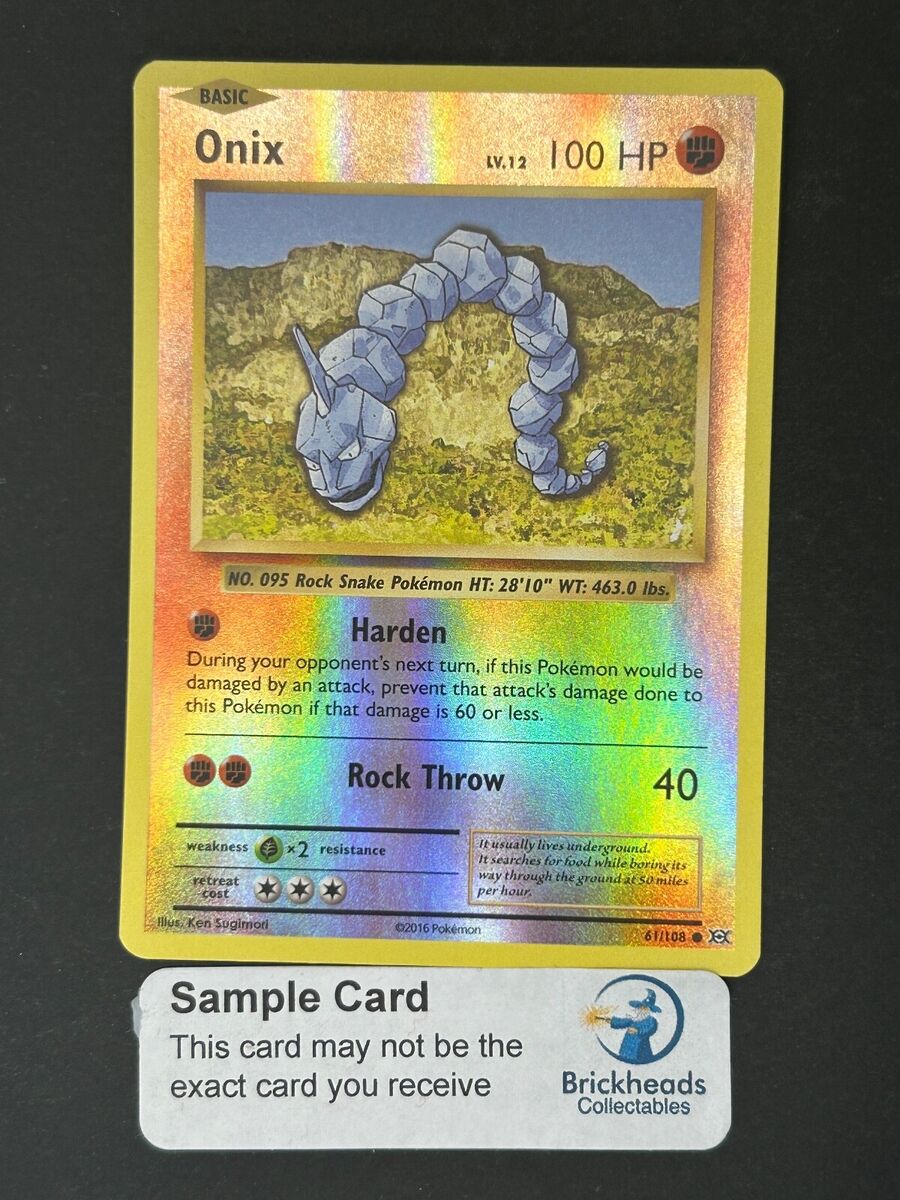  Pokemon - Onix (61/108) - XY Evolutions : Toys & Games