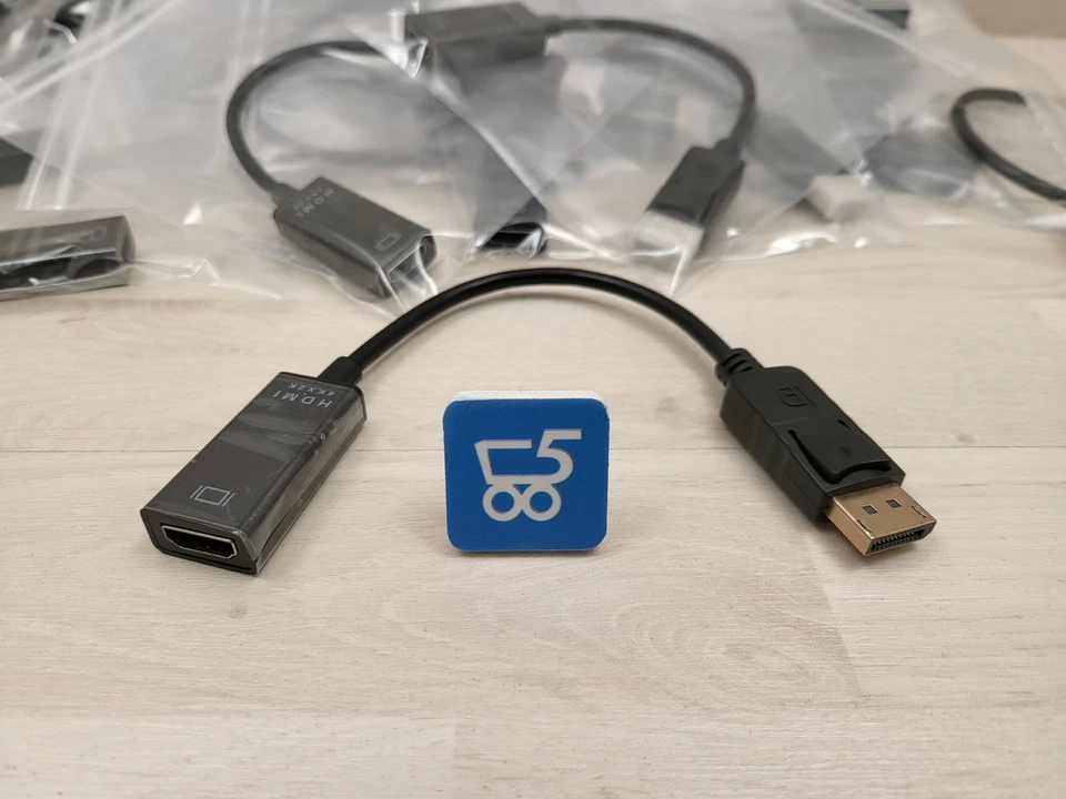 Adattatore SK video DP DisplayPort to HDMI 4K Notebook HP DELL Lenovo Fujitsu - Immagine 2 di 4