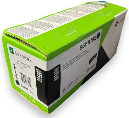(NEW OEM FACTORY SEALED) Lexmark 56F1U0E Black Ultra Hi Yield Toner