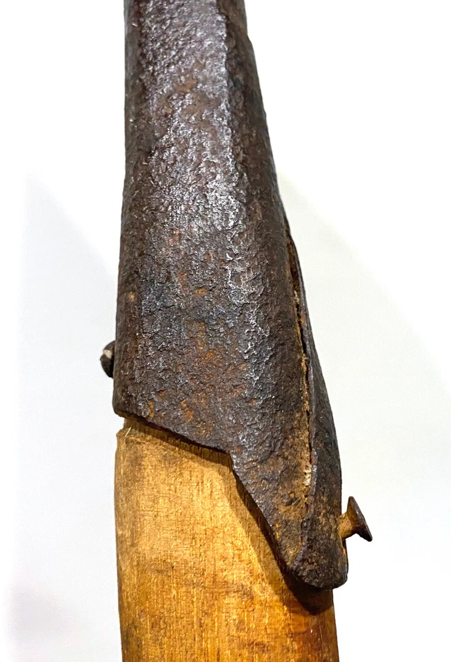 Ancienne Hache outils de métier Art populaire avant 1900 - Photo 2/4