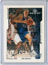 2000 Upper Deck MVP Dirk Nowitzki Silver Signature #34 HOF QTY AVL 
