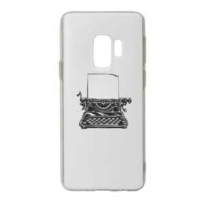 Pour Samsung Galaxy S9 Etui En Silicone Retro Machine A Ecrire