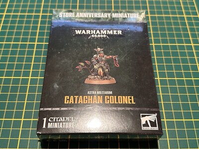 Warhammer 40K Astra Militarum Catachan Colonel Store Anniversary New Rare OOP