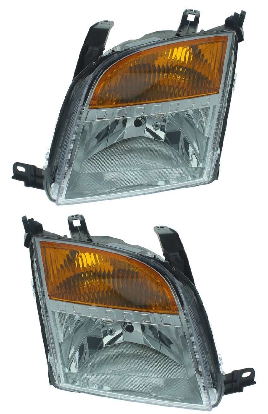 Phare électrique H4 avec moteur de réglage intégré pour Ford Fusion de 2005 à 2010 droite ou gauche