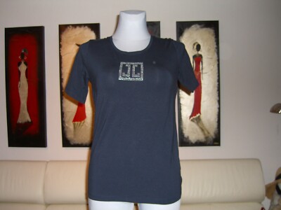 JETTE Jette Joop T-Shirt mit Strass, blau, Gr. 36 Neu