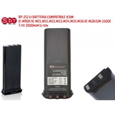 BP-252-LI BATTERIA COMPATIBILE ICOM IC-M90E/IC-M21,M31,M32,M33,M35,M36/IC-M2A/GM