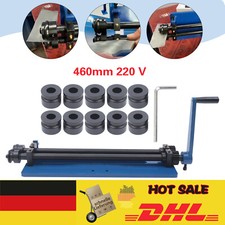 Piegatrice tonda bordatrice 460 mm flangiatrice manuale con 6 set di cubi