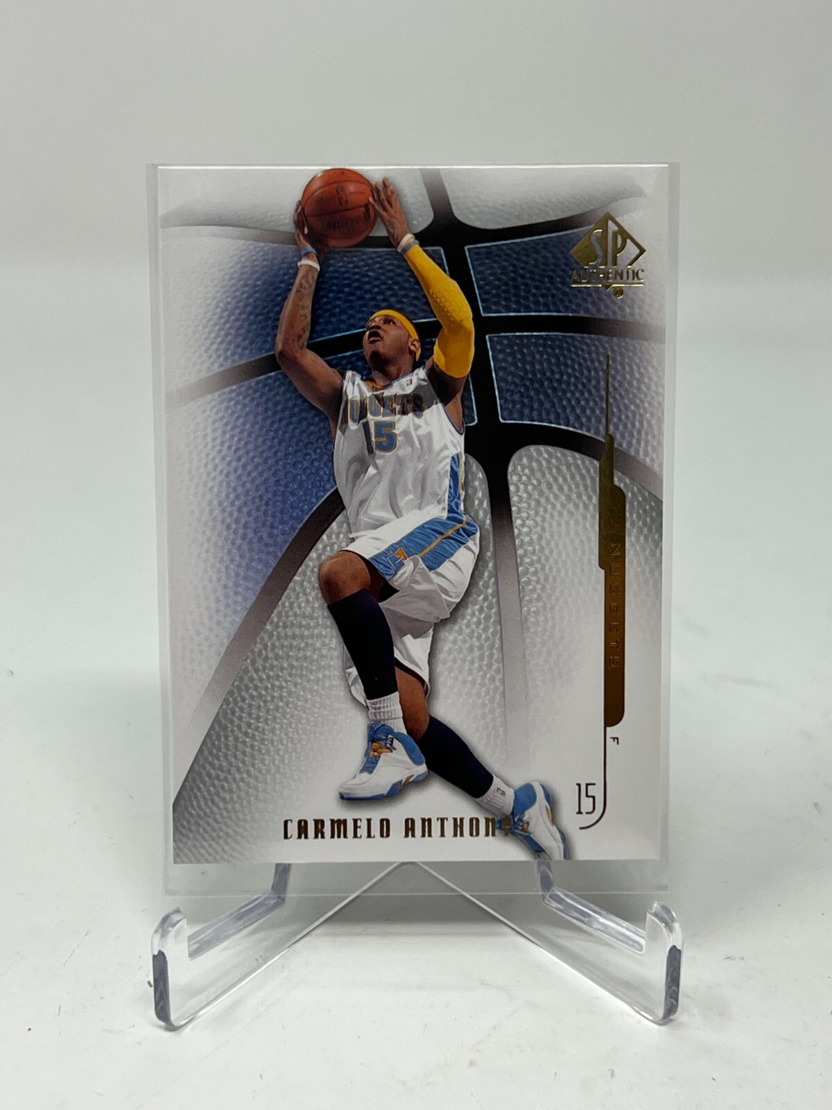 2008-09 SP Authentic Basketball Carmelo Anthony Card #62