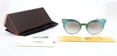 Lunettes de soleil FENDI FF 0080/S 50-23 140 métal turquoise métal optyl Cat-... - Photo 1/4