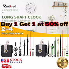 4 PCS DIY Wall Quartz Clock Movement Mechanism Replacement Repair Tool Parts Kit