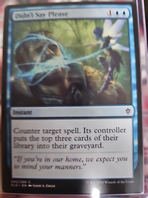 MTG ELD Didn't Say Please 042/269 PACK FRESH Throne of Eldraine