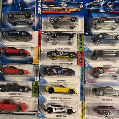 Hot Wheels 18/Corvettes Mixed Lot Great For Your Corvette