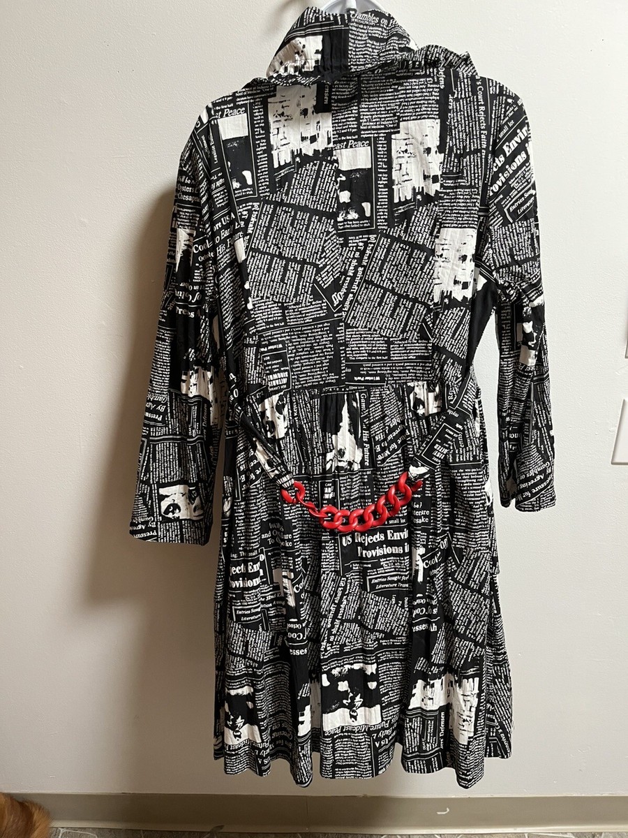green emerald velvet dress Extra Extra Newspaper Print Mini Dress