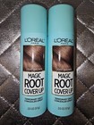 L'Oreal Paris Magic Root Cover Up Gray Concealer Spray LIGHT BROWN 2 Oz Lot Of 2