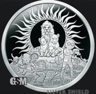 2023 Morning in America Proof Silver Shield Round