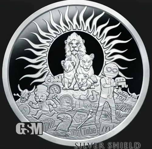 2023 Morning in America Proof Silver Shield Round