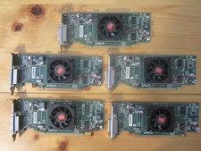  LOT OF 5  AMD Radeon HD 6350 512MB DMS-59 Low Profile Video Cards Dell 1CX3M