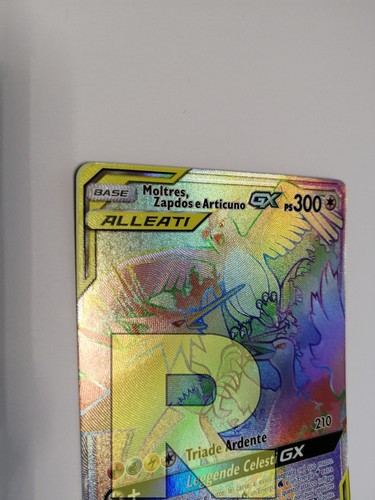 Zapdos Moltres and Articuno GX ® SM11.5 69/68 ® Rare Secret ® Pokemon ® Italian - Picture 7 of 8