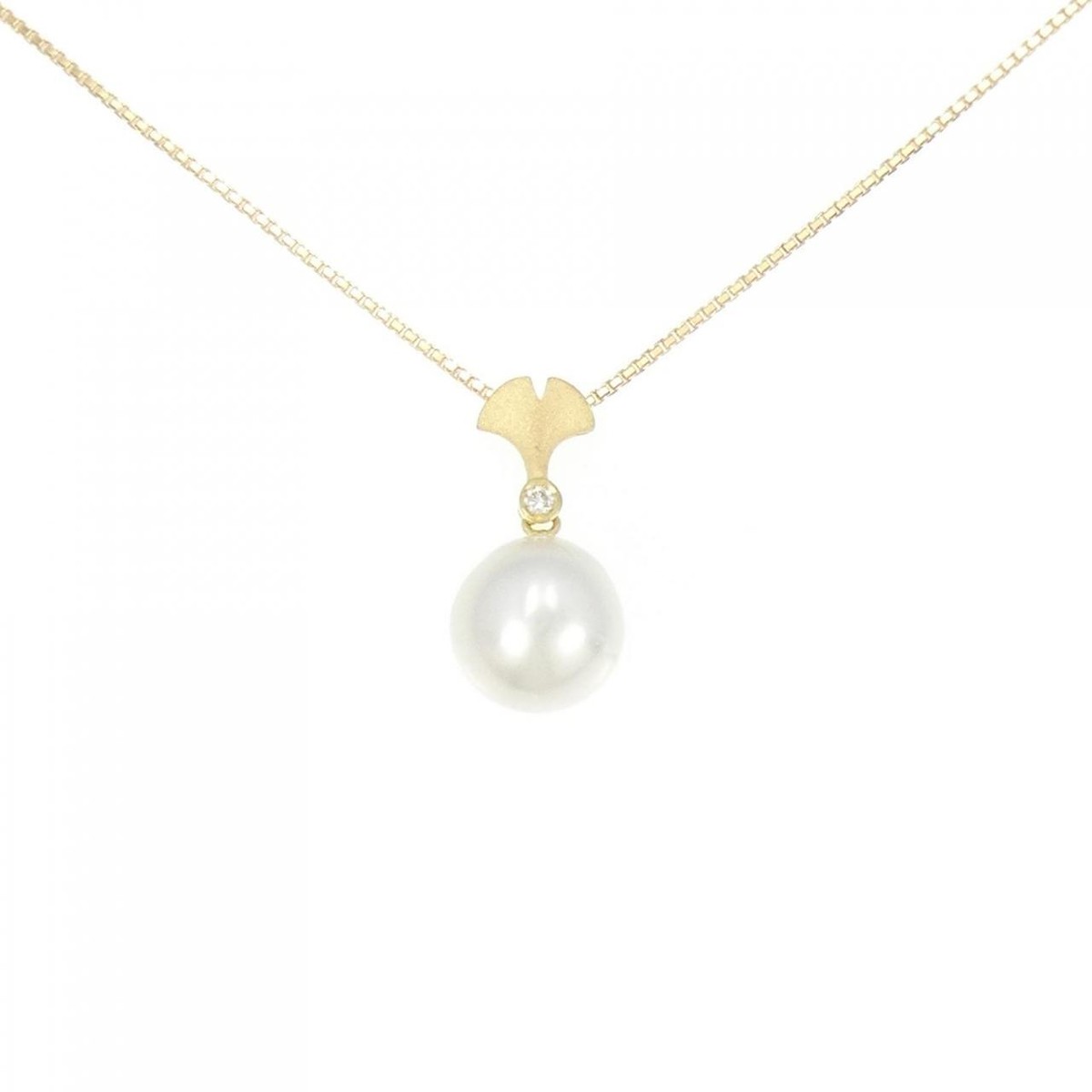 Authentic K18YG South Sea Pearl Necklace 10.6mm #260-006-490-3125 