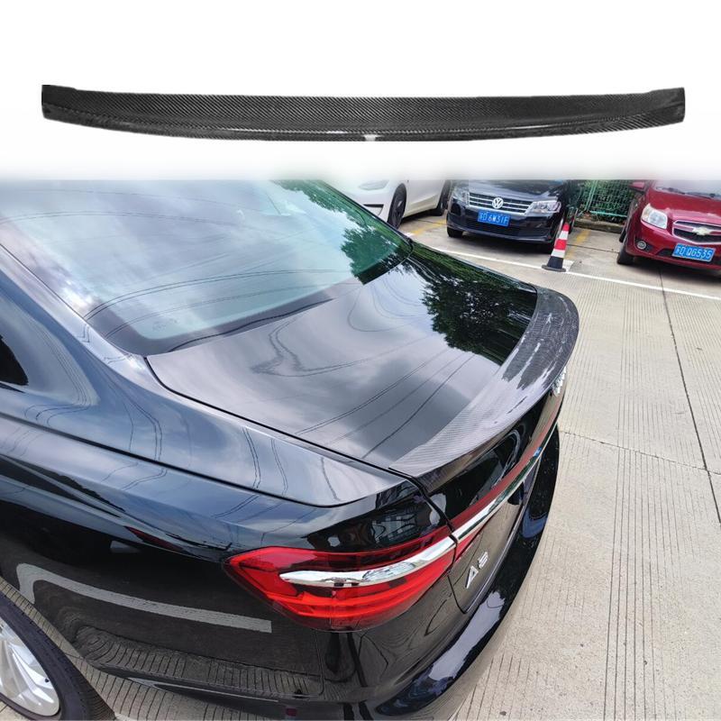 Fits For Audi A8 S8 2018-2023 Dry Carbon Fiber RS style Rear Trunk 