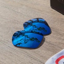 Walleva Ice Blue Mr.Shield Polarized Replacement Lenses for Oakley Holbrook XL
