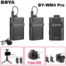 Boya BY-WM4 Pro K1 K2 Dual Channel 2.4G Wireless Studio Condenser Microphone