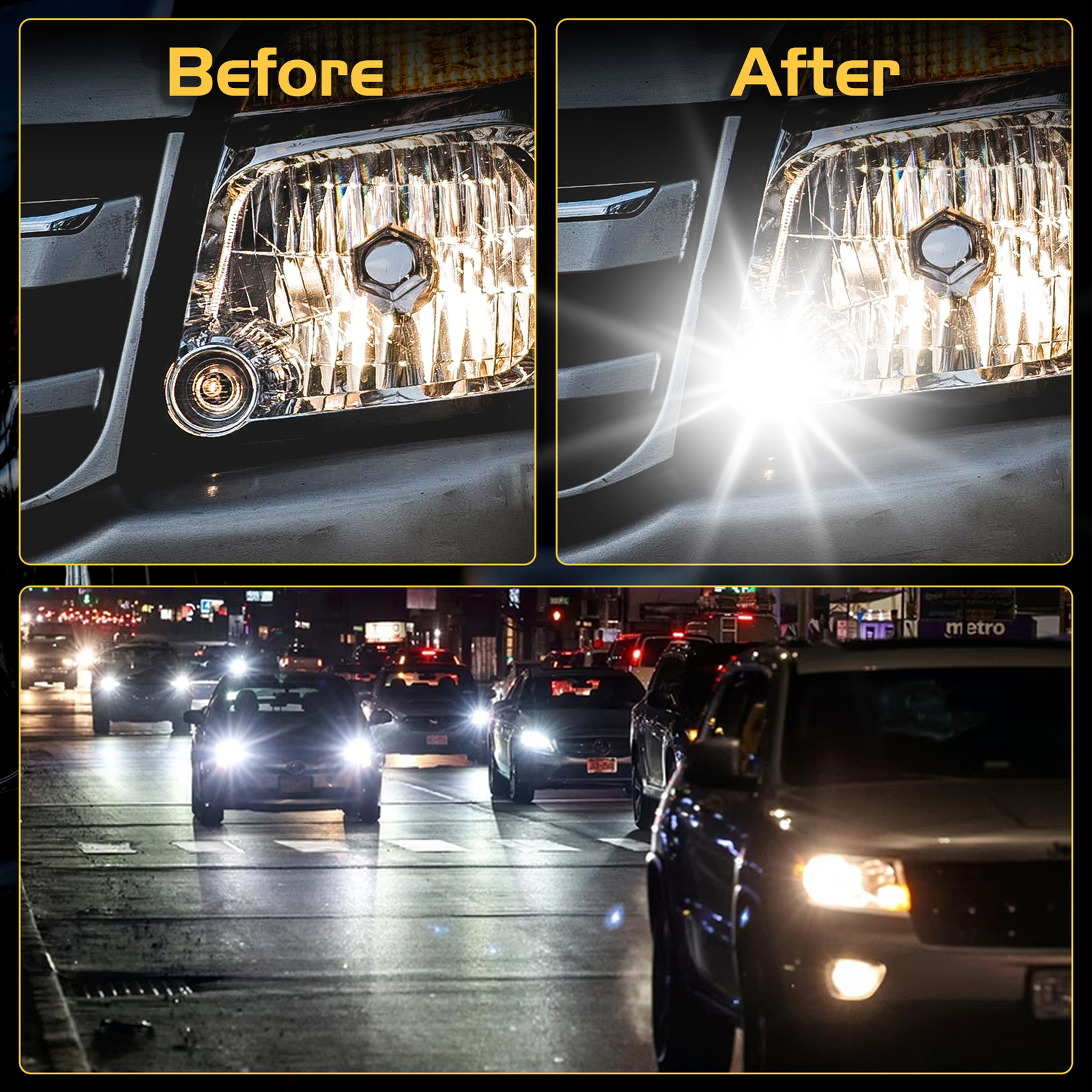 4 Lampadine Di Ricambio Strobe HID Hide-A-Way - Bianche 12V 20W - Universali - Foto 2