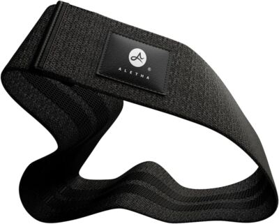 Aletha Hip Resistance Band Non-Slip Black Medium Resistance