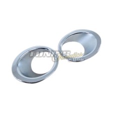 Chrom Nebelscheinwerfer Umrandung Rahmen Blenden SET für Ihren Qashqai 2007-10