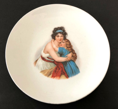 The Colonial Co. F.B. Harmoney Johnstown, PA Advertising Antique CABINET PLATE