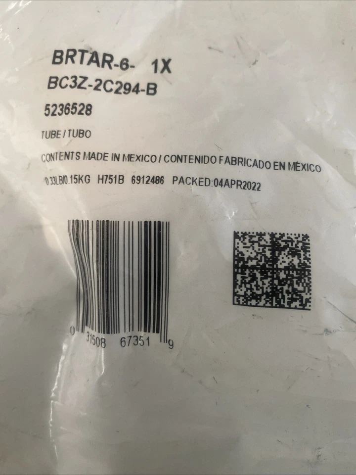 Línea hidráulica de freno Motorcraft BRTAR-6 Foto 3 de 3