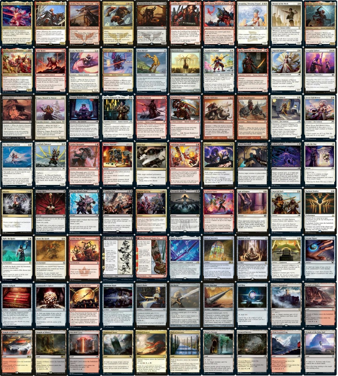 red white black mtg cards Realm Guard Black deck is built for aggressive strategies Magic The Gathering Starter Commander