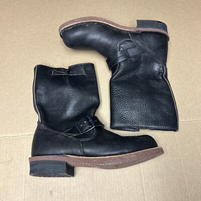 Broken Homme Mens 7D Engineer Boots Top Leather USA Made *Read