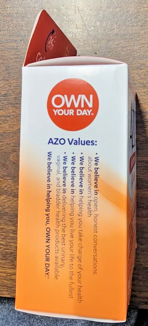 AZO Bladder Control with GoLess Helps Reduce Leakage & Urgency 54 Capsules NEW International