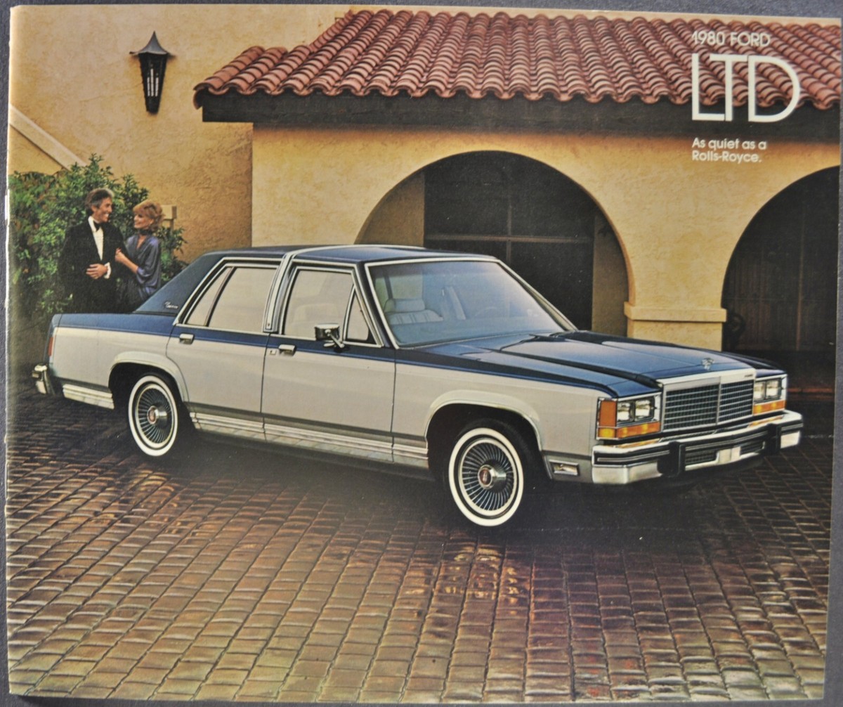 1980 Ford LTD Brochure Crown Victoria Country Squire Wagon