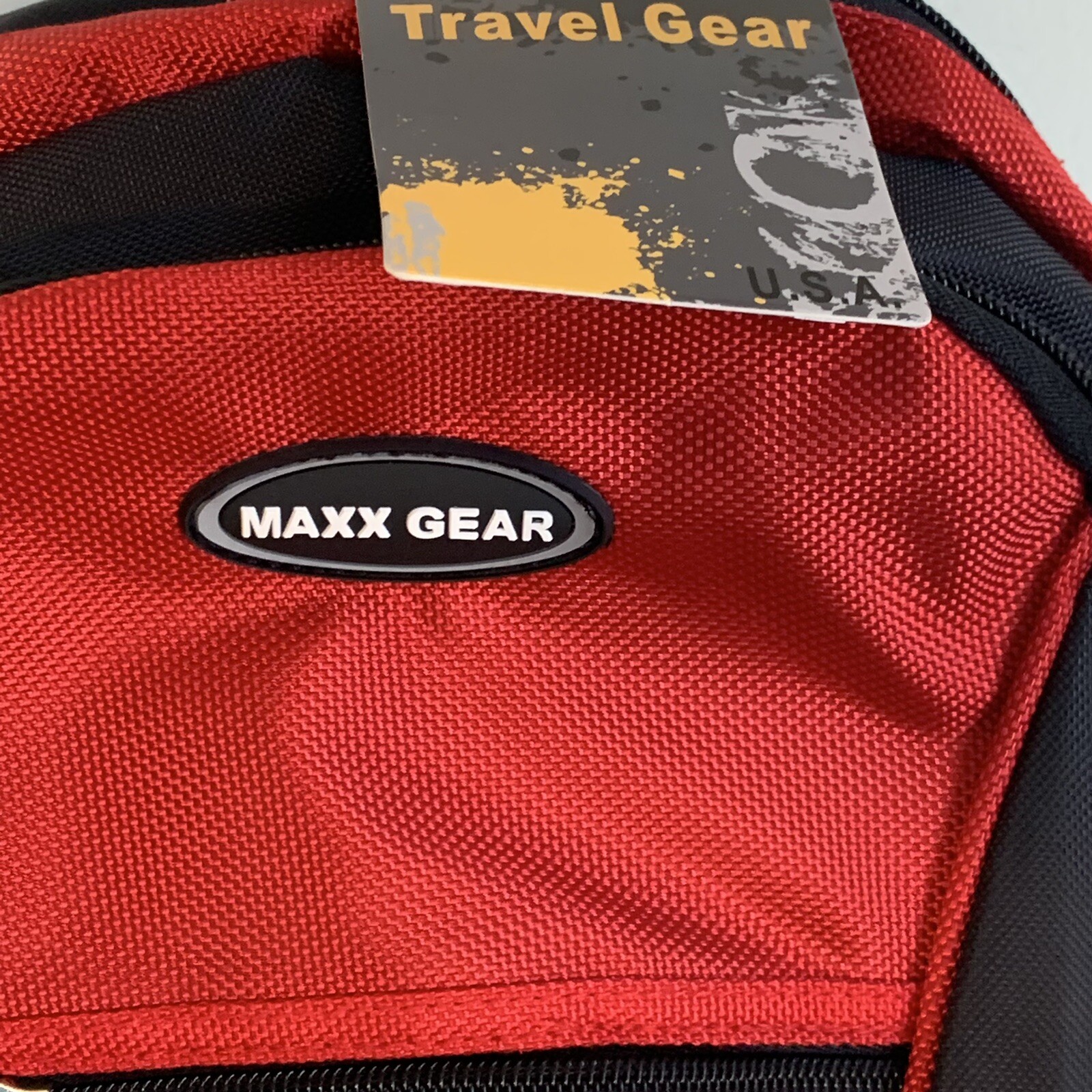 Maxx Gear American Travel Gear Red And Black Backpack Multi