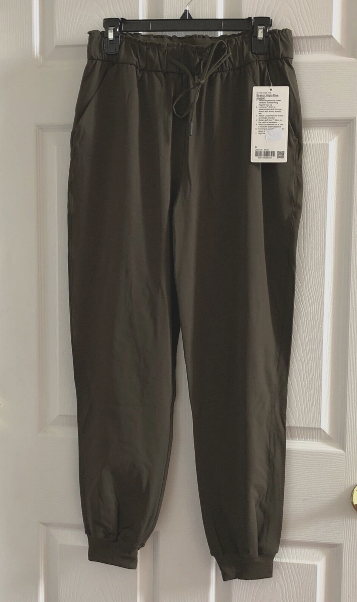 New Lululemon Stretch High-Rise Jogger *Full Length SZ 8 Dark