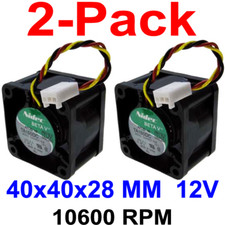 Nidec 12V 0.29A 40x40x28mm Case Fan 3PIN Spee...