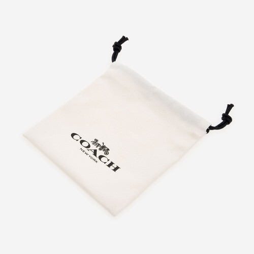 Coach Stone Signature Quilted Chubby Huggie Earrings, Coach box sold separately - Picture 5 of 5