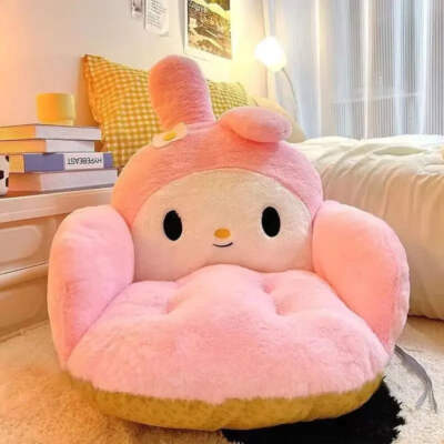 Große Größe süßes Cinnamoroll Plüsch schwarz Kuromi Kissen Rückenlehne Kissen