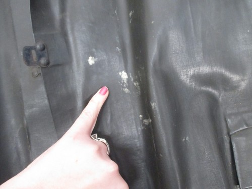 Vtg BF Goodrich Rubber Coat Jacket Employee Worker Slicker Industrial - Picture 9 of 19
