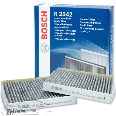 BOSCH R 2542 Aktivkohle Innenraumfilter Einsatz für BMW X3 X4 F25 F26