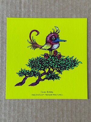 Marq Spusta Four Birds 5x5 Print UV Inks