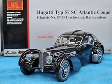 CMC Bugatti Type 57 SC Atlantic 1938 black M-085 - Modelcar 
