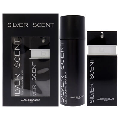Silver Scent by Jacques Bogart for Men - 2 Pc Gift Set