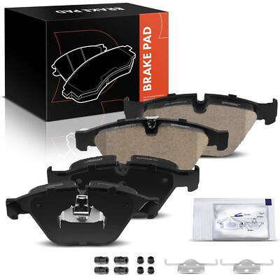 4x Front Ceramic Brake Pads for BMW F10 528i 2014-2016 535d 640i ActiveHybrid 5