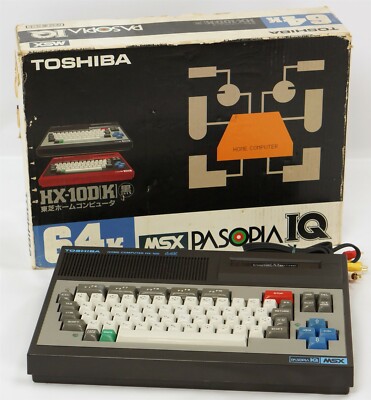 MSX PASOPIA IQ HX-10D 64K Home Computer TOSHIBA Tested JAPAN
