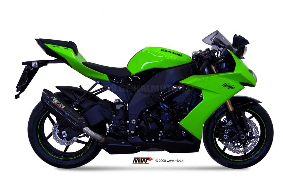 Pot Echappement Mivv K.022.lrx Kawasaki Zx-6 R 2009 2016