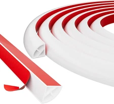 49Ft/15M Flexible Peel and Stick Quarter round Molding Trim for Walls,Bendable 1