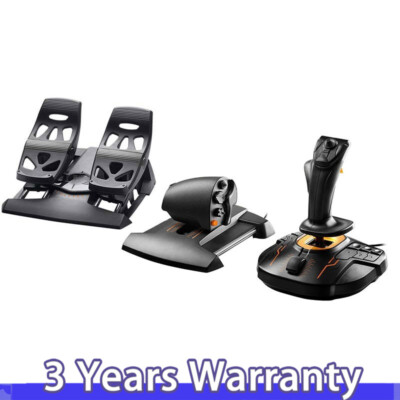 T16000 FCS HOTAS PC Flight Stick + TWCS Throttle + TFRP Rudder Pedals for Flight